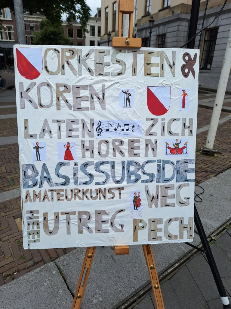 Muziekdemonstratie 3 juli 2024 © Ries Adriaansen