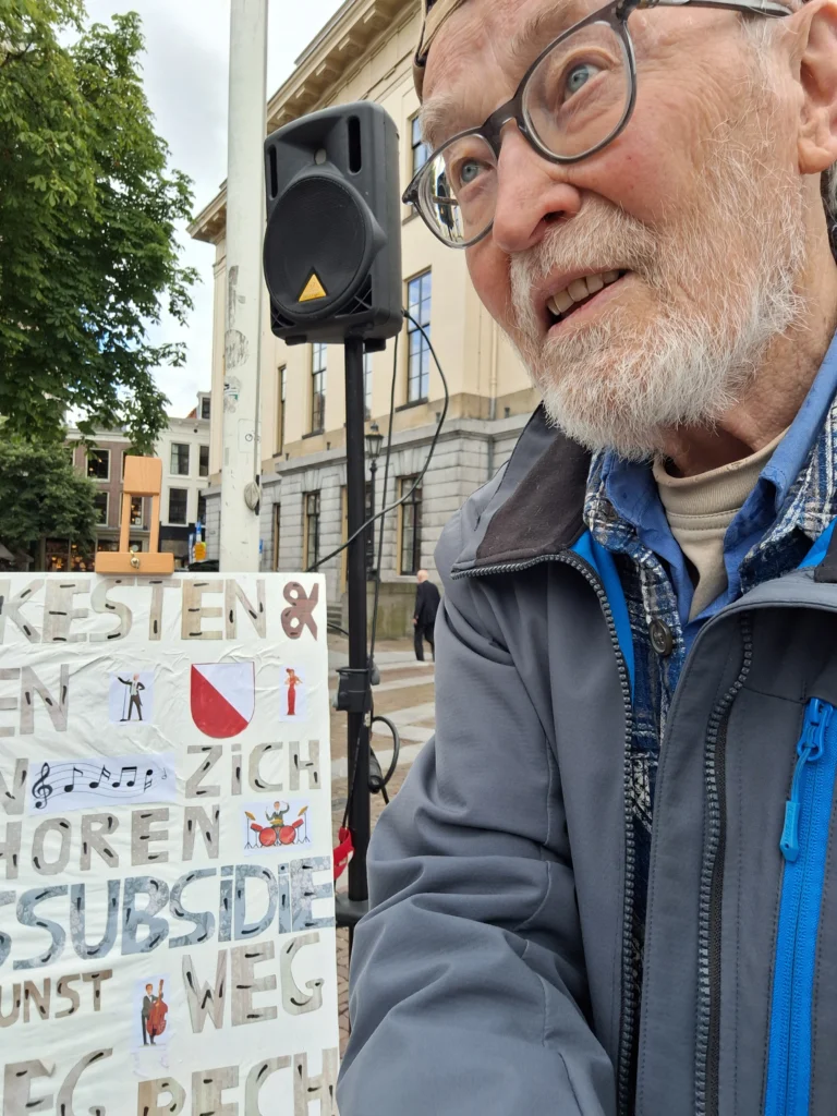 Muziekdemonstratie 3 juli 2024 © Ries Adriaansen